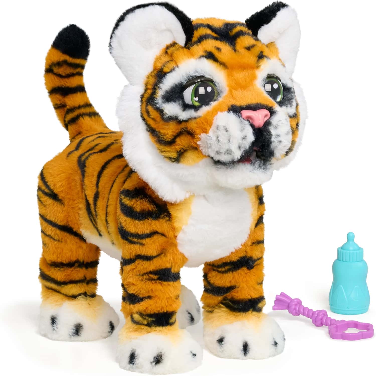 Grow-With-Me Interactive Plush Tiger