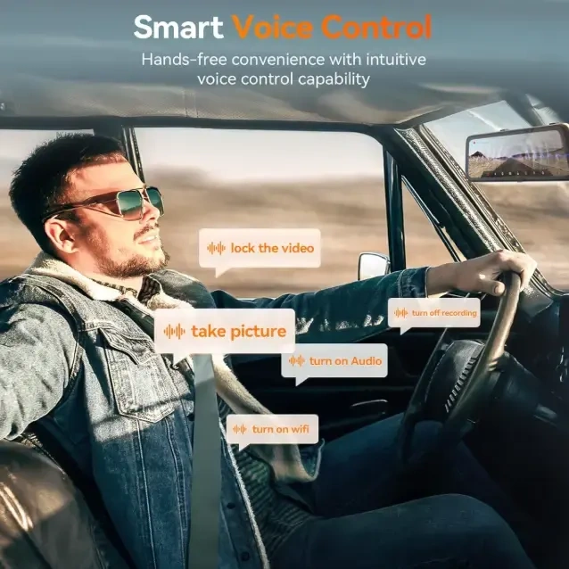 3-in-1 Dash Cam with Circular Polarizing Lens