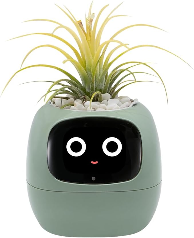Smart Plant Pot with Expression – AI Intelligent Flower Pot for Indoor Gardening 🌱🤖