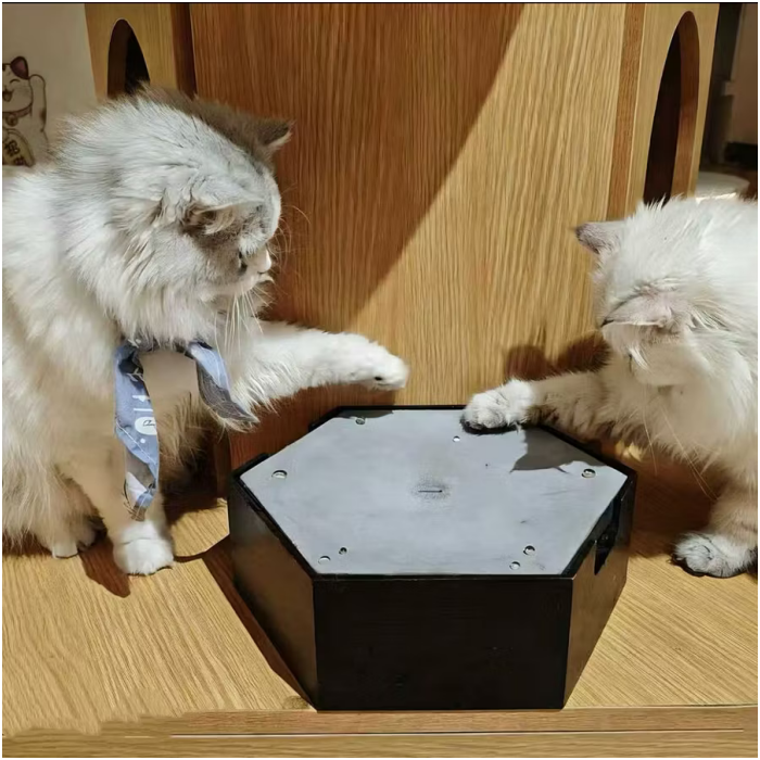 Interactive Water Drip Cat Toy 🐱 Self-Play Fountain with Motion