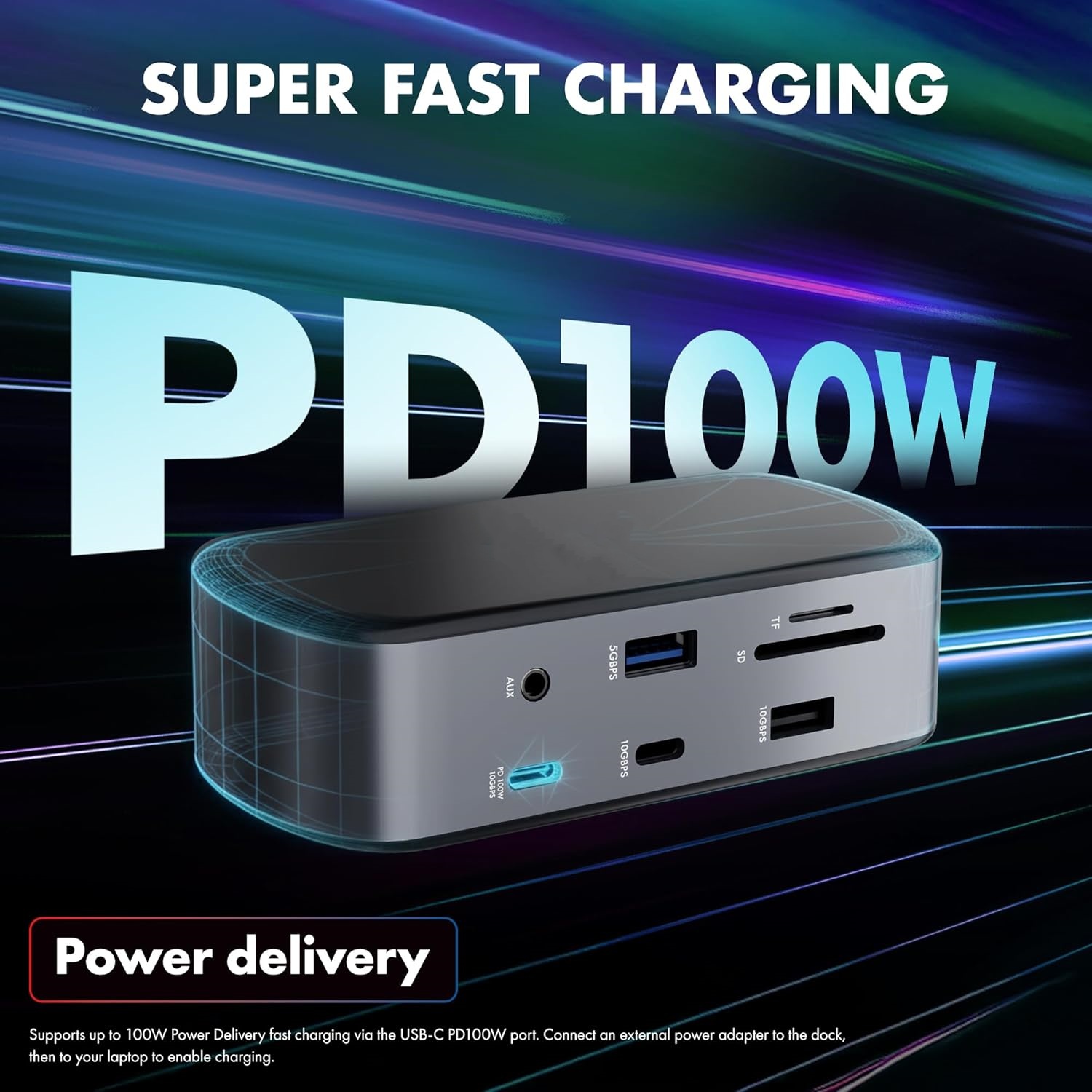 14-in-1 Docking Station  Triple 4K Display & 100W PD