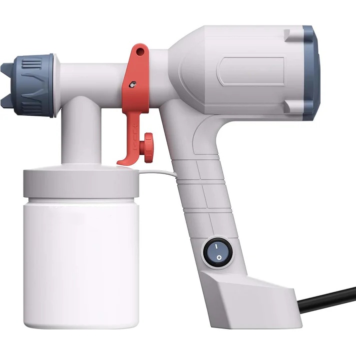 Upgraded ultralight electric spray gun with 3 spraying modes.
