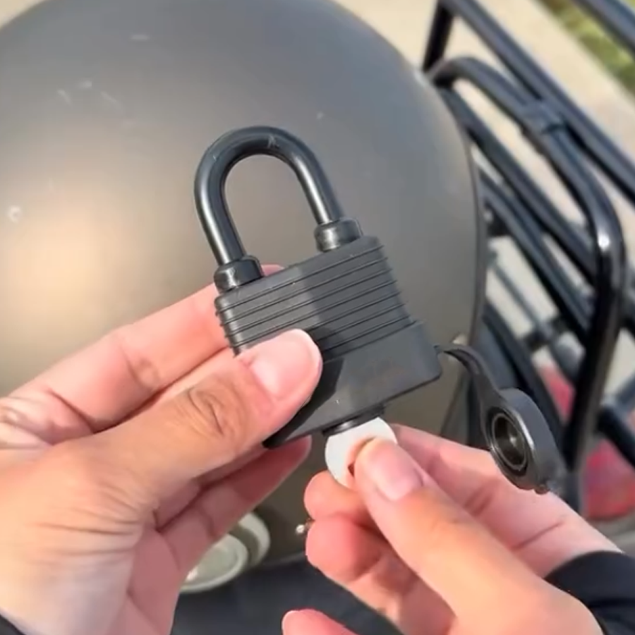 Helmet lock kit – combining safety and convenience
