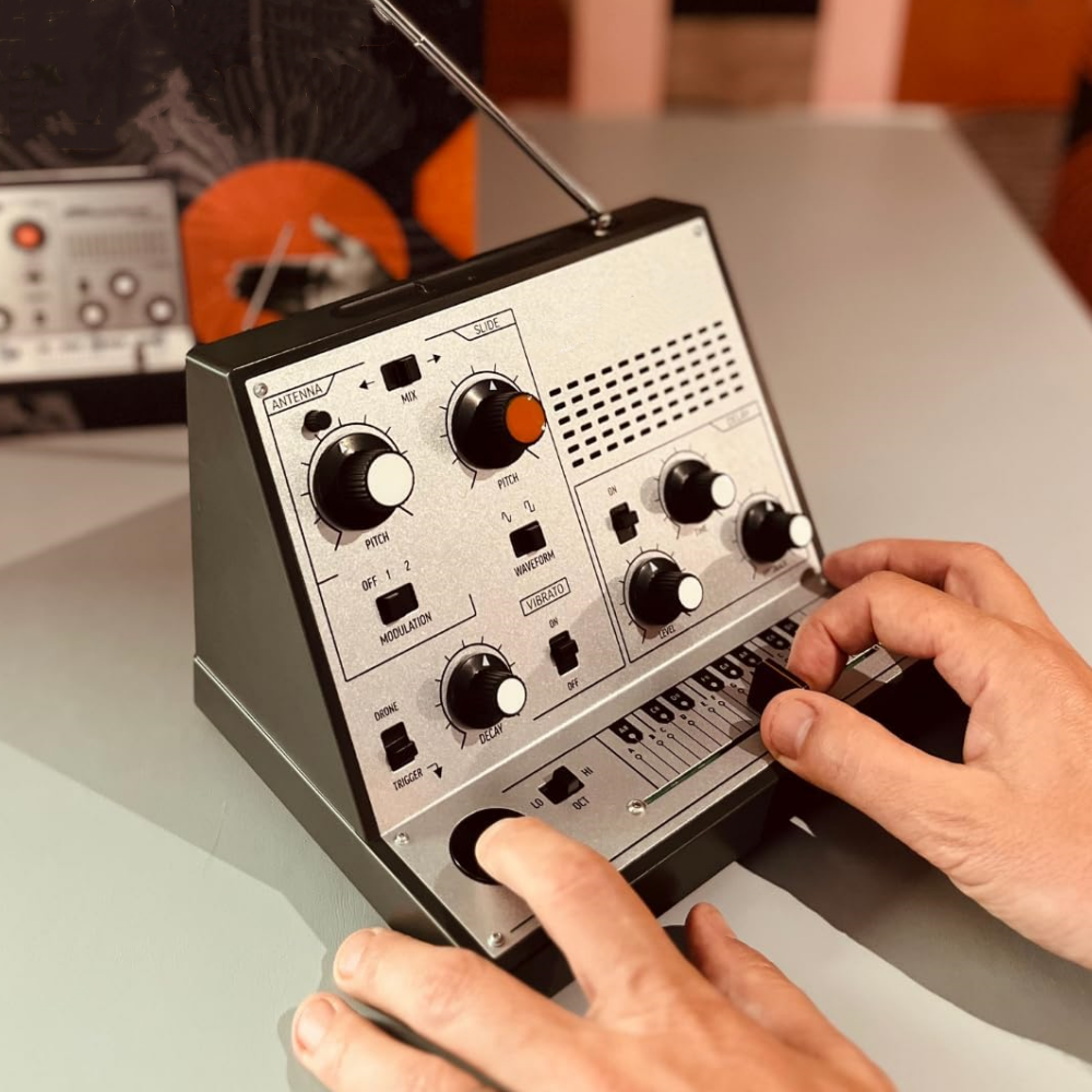 Portable Theremin with Pitch Antenna & Slider Control