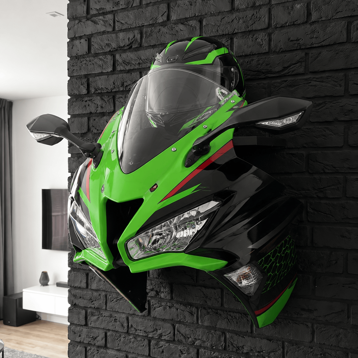 Wall-Mounted Superbike Display