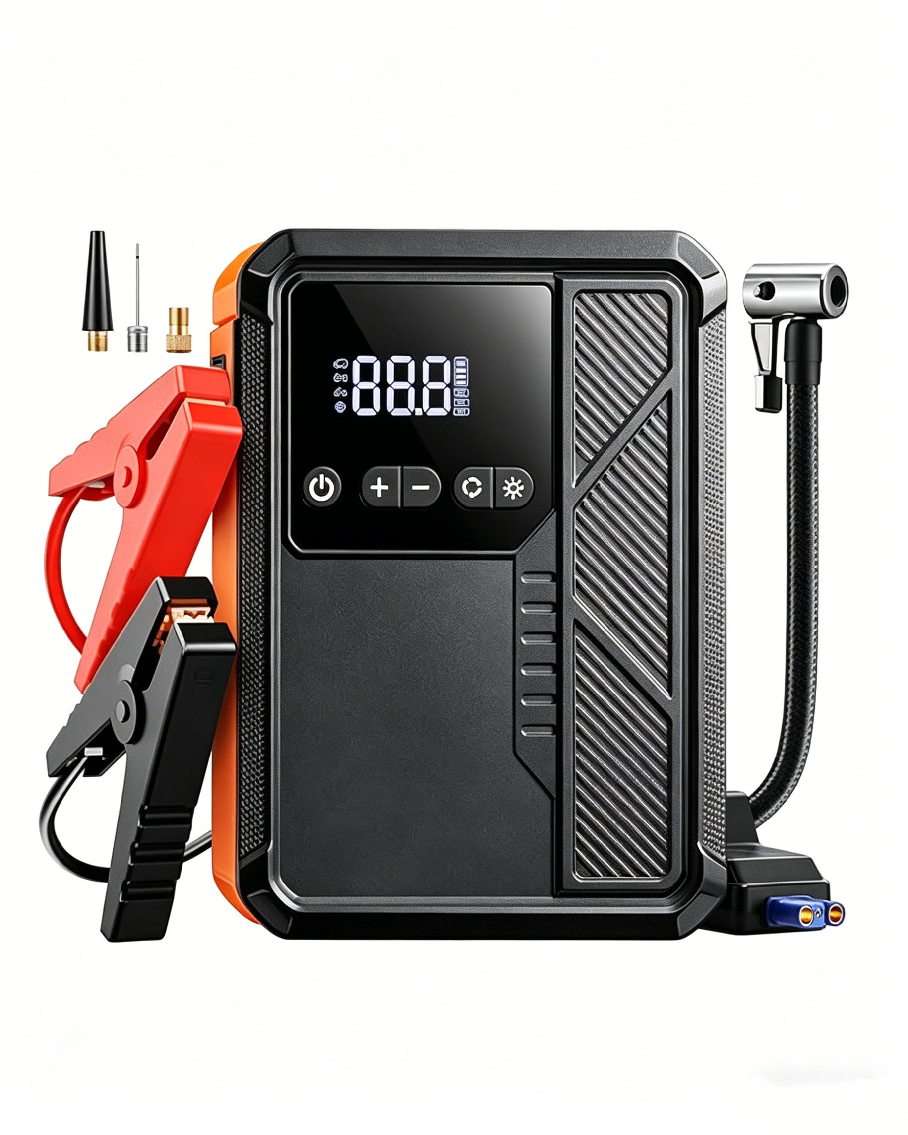 Portable car battery emergency starter