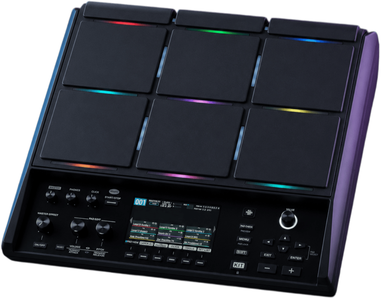 9-pad live sampling and performance station