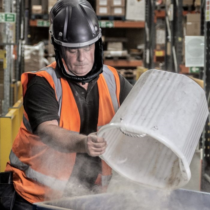 Battery-Powered Face Shield with Air Circulation & Twin Filters