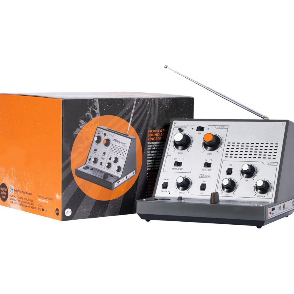Portable Theremin with Pitch Antenna & Slider Control