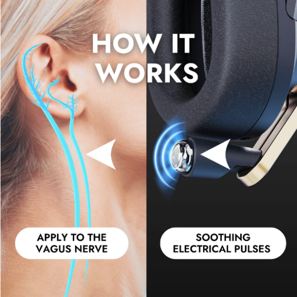 Vagus Nerve Headphones with Bilateral Stimulation & ANC