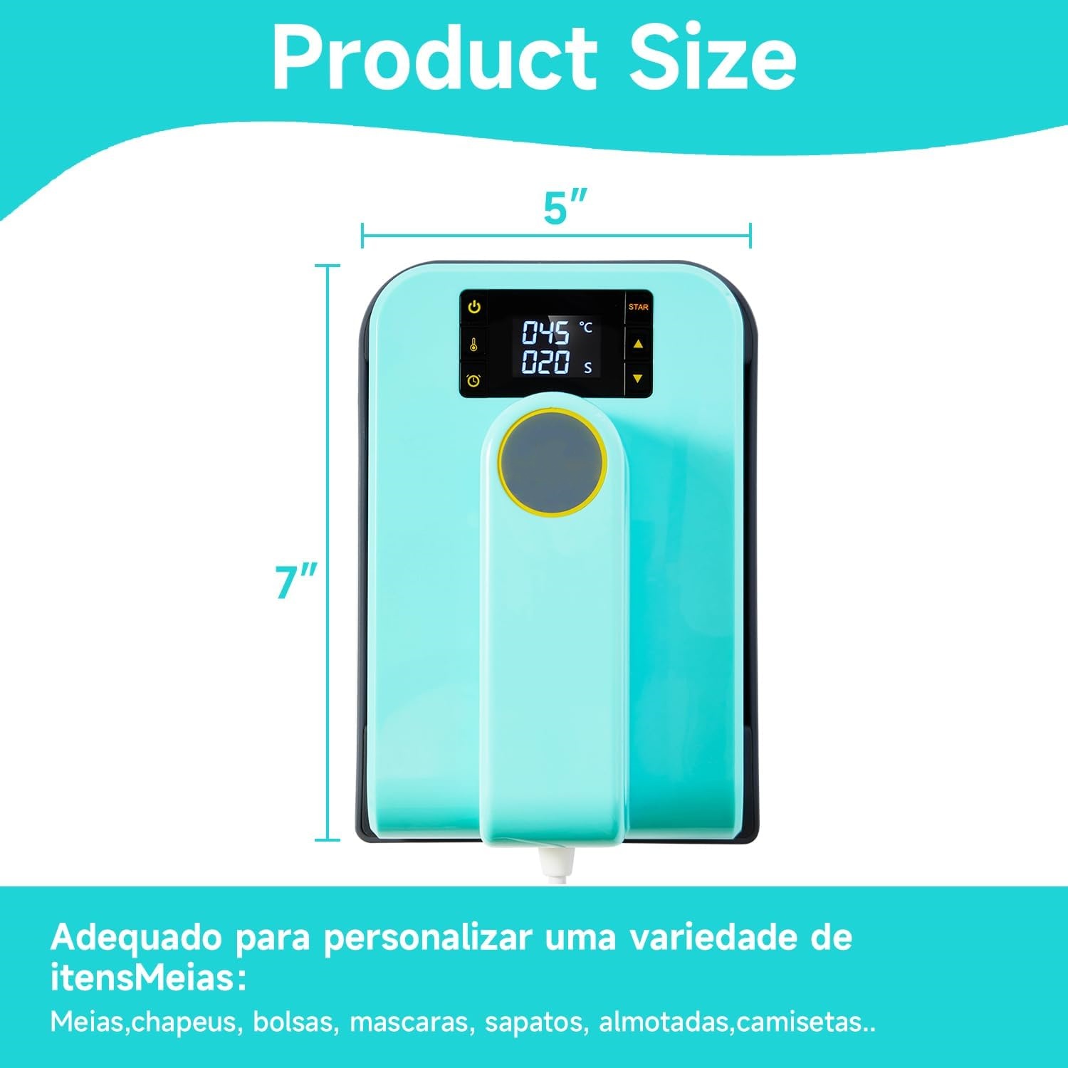 Mini Heat Press with 3 Temperature Settings