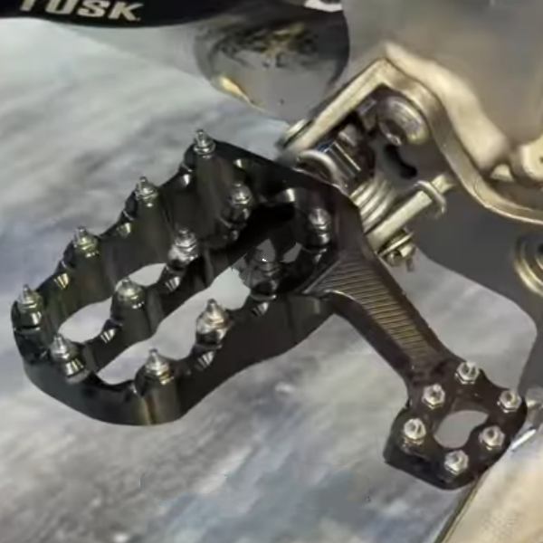 Adjustable Foot Pegs with Ankle Saver Technology