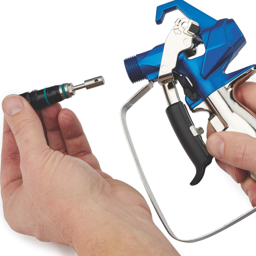 Airless Paint Spray Gun with Adjustable Trigger & Quick Rebuild