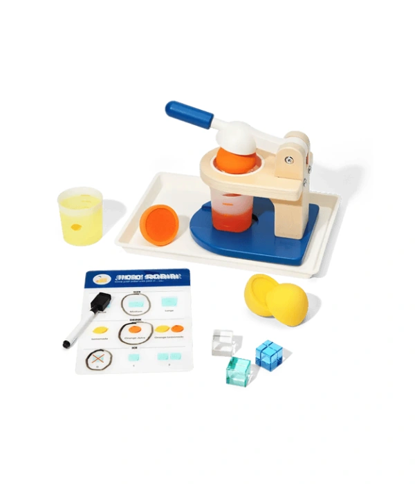 Pretend Play Juicer Set  Color-Changing Cups & Order Board