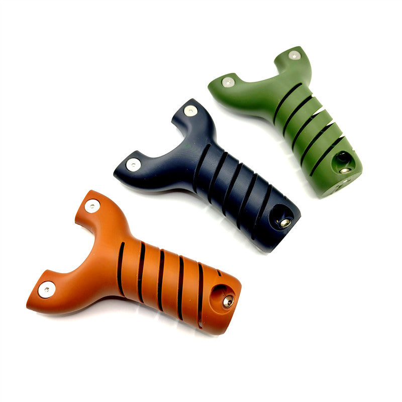 Spiral Fork Slingshot with Built-in Magazine