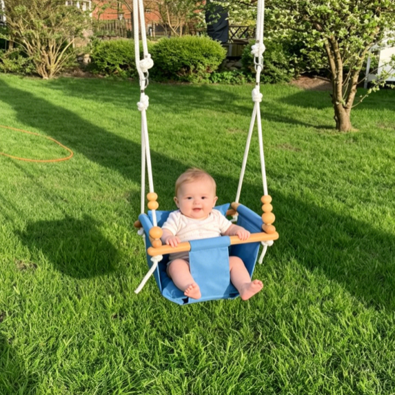 Indoor & Outdoor Baby Swing with Bead Toys