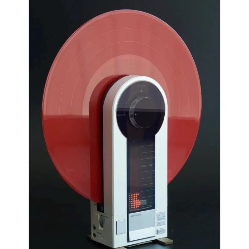 Vintage Vertical Turntable with Linear Tracking