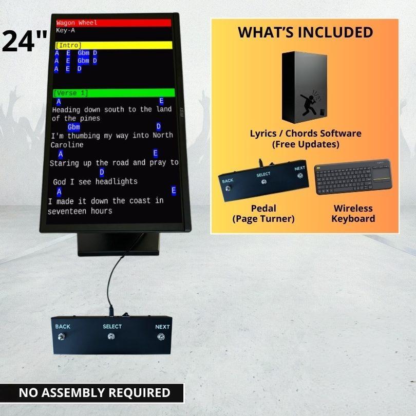 Portable Teleprompter Display System