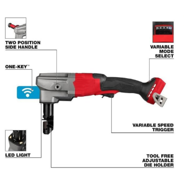 Cordless Nibbler for 10 Gauge Mild Steel