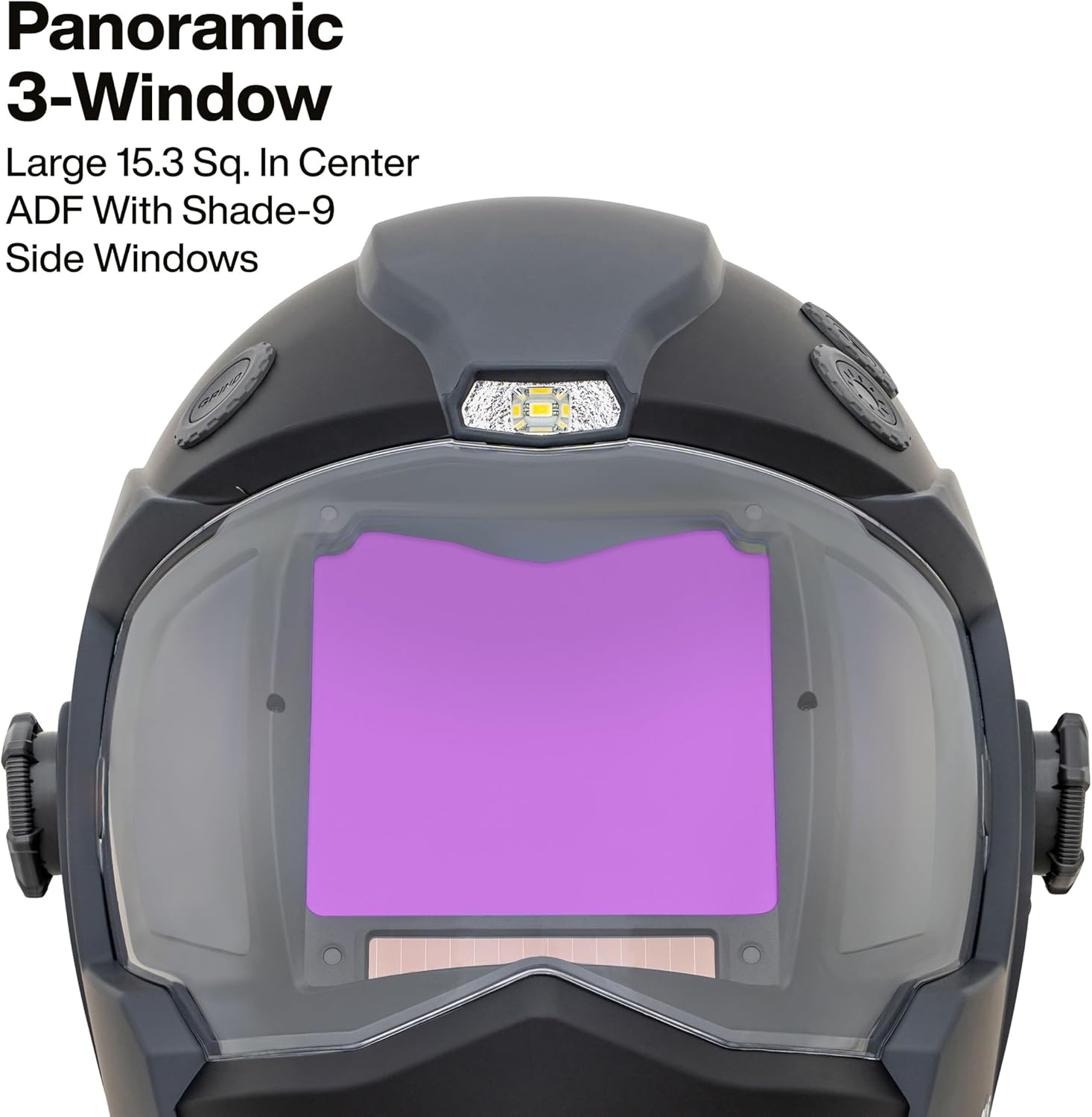 Welding Helmet with Cooling Fan & LED Headlamp