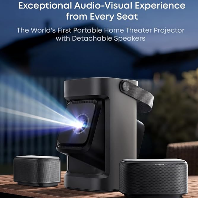Portable Projector : Detachable Speakers — 650 ANSI Lumens
