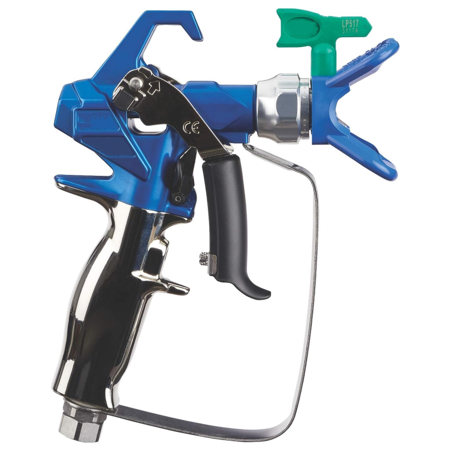 Airless Paint Spray Gun with Adjustable Trigger & Quick Rebuild