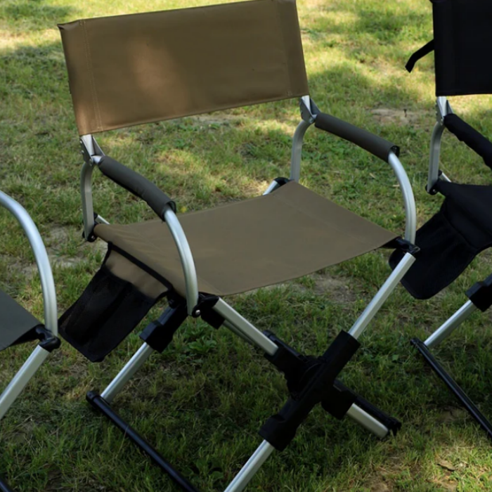 Quick-Open Camping Chair with Aluminum Alloy Frame