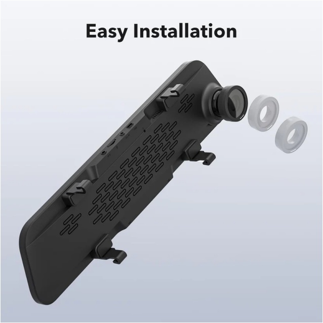 3-in-1 Dash Cam with Circular Polarizing Lens