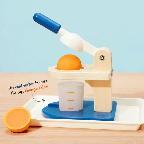 Pretend Play Juicer Set  Color-Changing Cups & Order Board