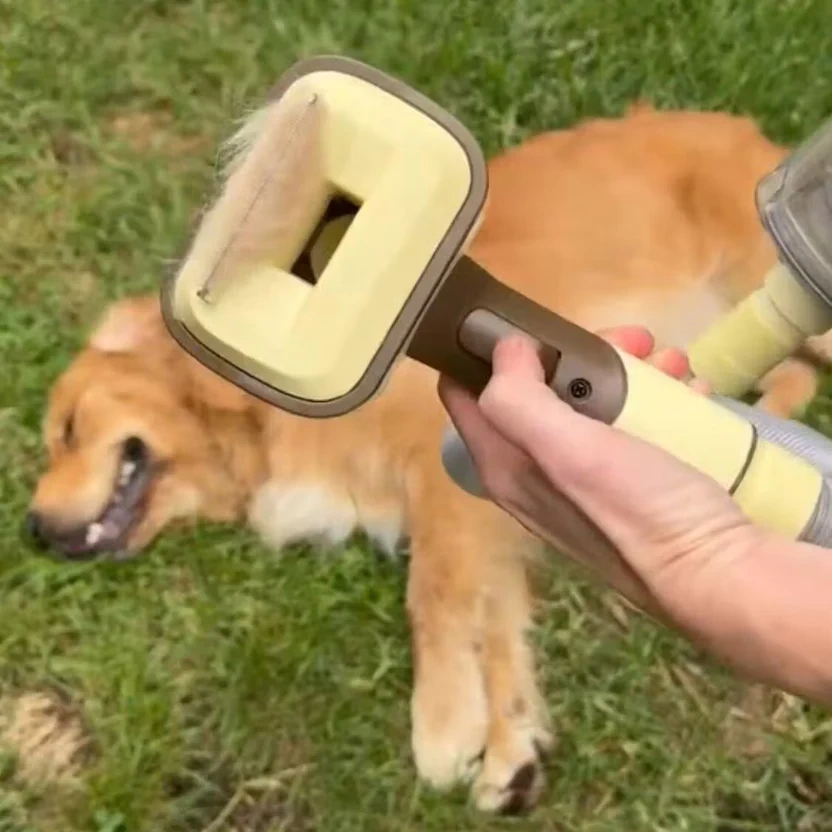 3-in-1 Pet Vacuum Brush