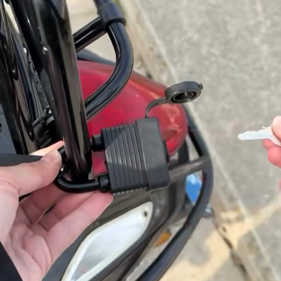 Helmet lock kit – combining safety and convenience