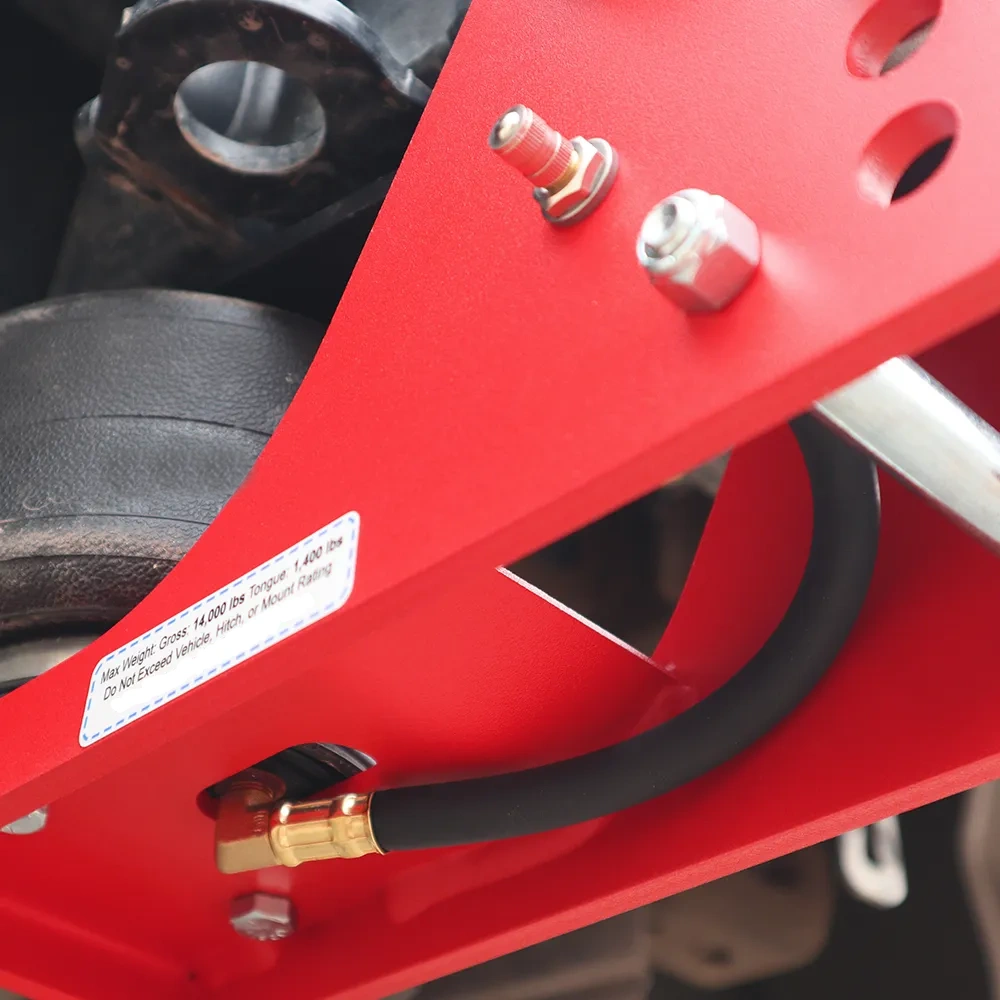 Air Ride Receiver Hitch with 14,000 lbs Towing Capacity