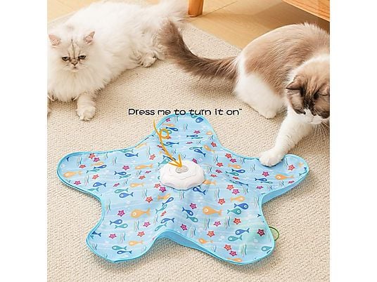 3‑Speed 360° Motion Pet Toy – Automatic Interactive Cat Toy with Feather 🐱🎡