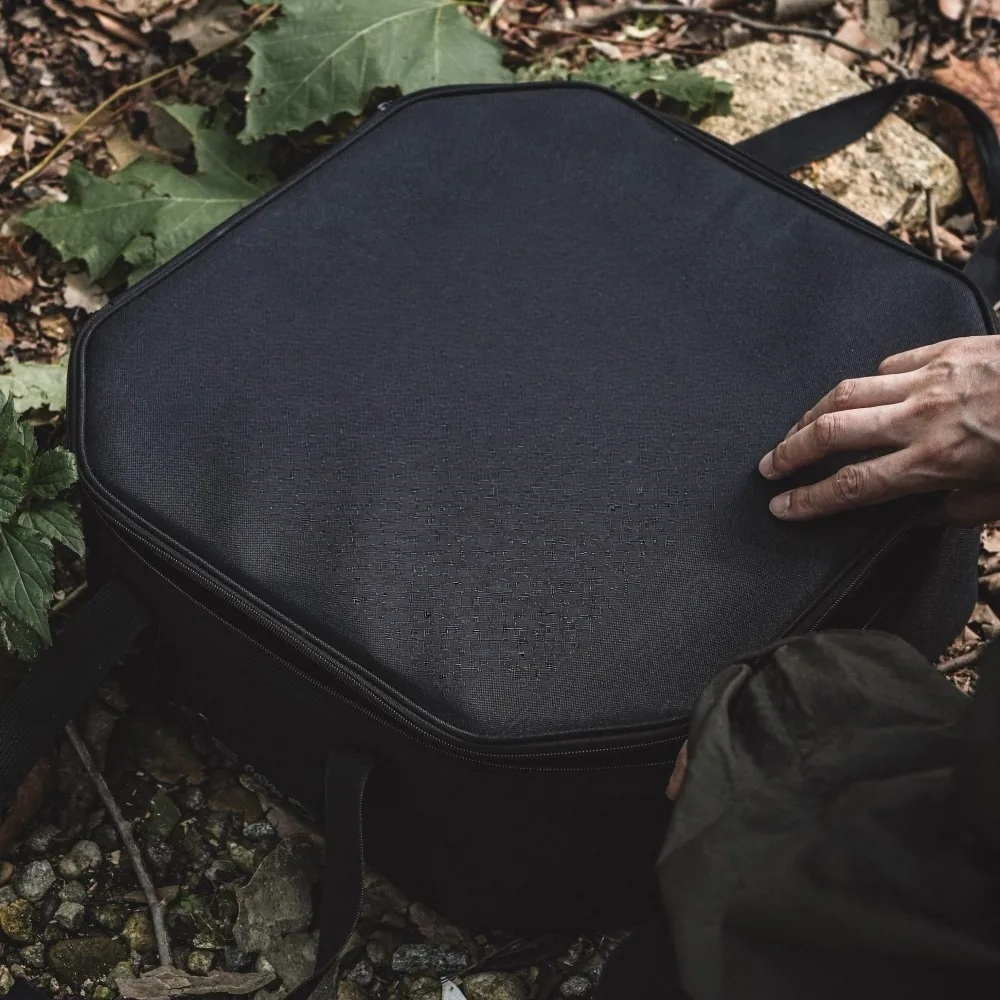 Portable Smokeless Dual Combustion Folding Fire Pit