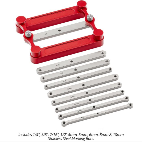 Center Marking Gauge  Perfectly Center on Any Stock