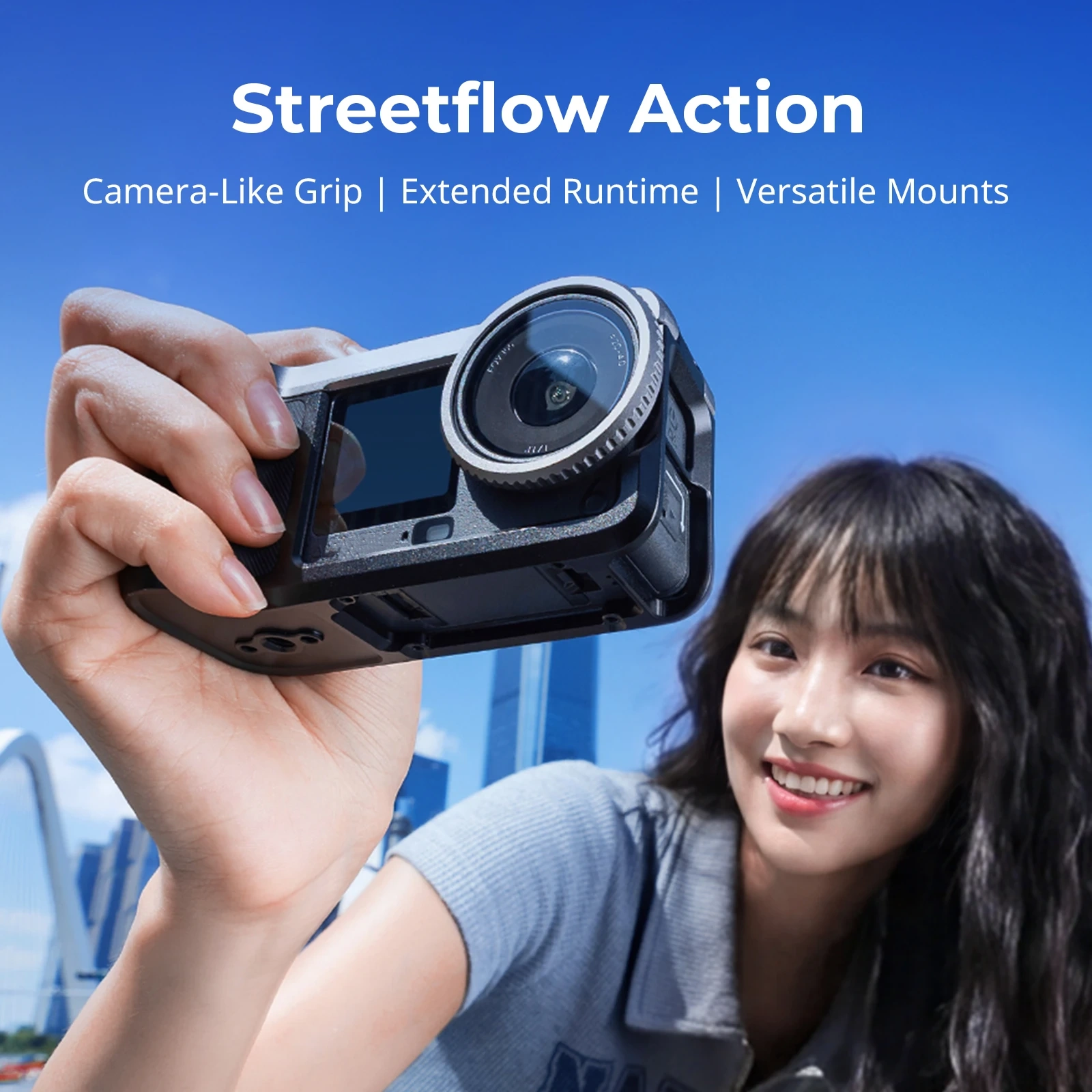 Street Photography Grip Kit for Action Cameras
