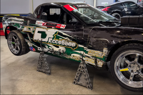 Rally Jack Stand Set with Chassis Installation Kit
