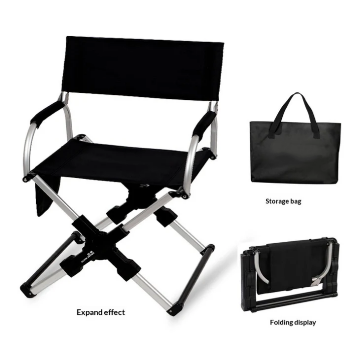 Quick-Open Camping Chair with Aluminum Alloy Frame