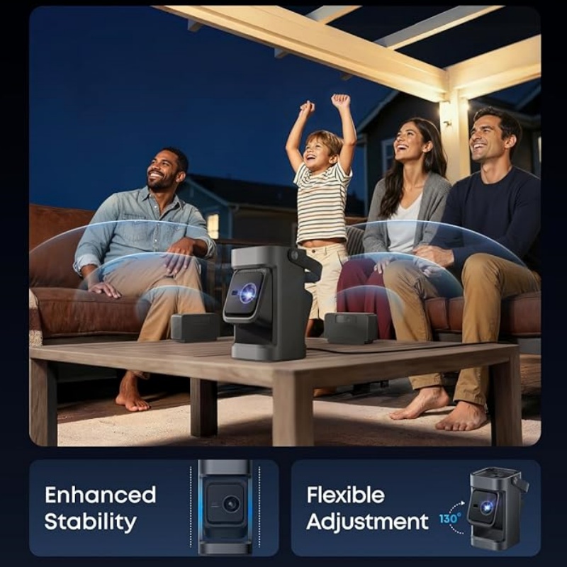Portable Projector : Detachable Speakers — 650 ANSI Lumens