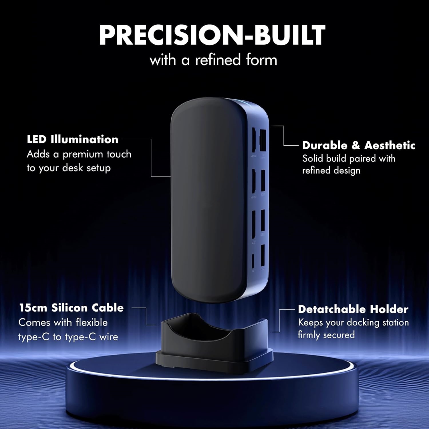 14-in-1 Docking Station  Triple 4K Display & 100W PD
