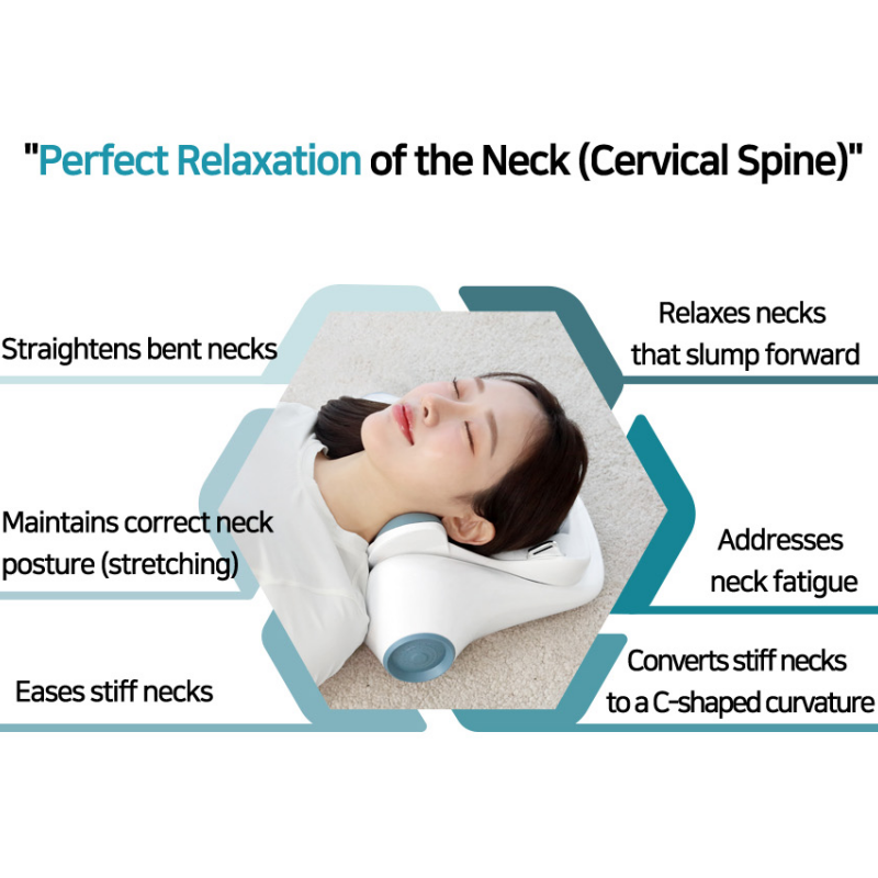 Neck Traction Device with 3-Level Adjustable Pull