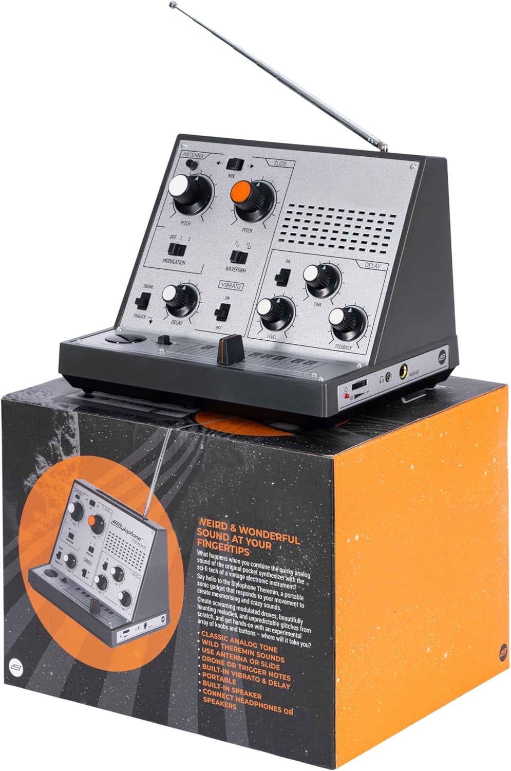 Portable Theremin with Pitch Antenna & Slider Control