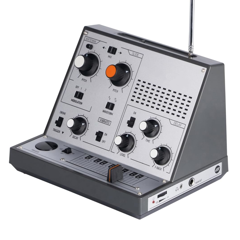 Portable Theremin with Pitch Antenna & Slider Control