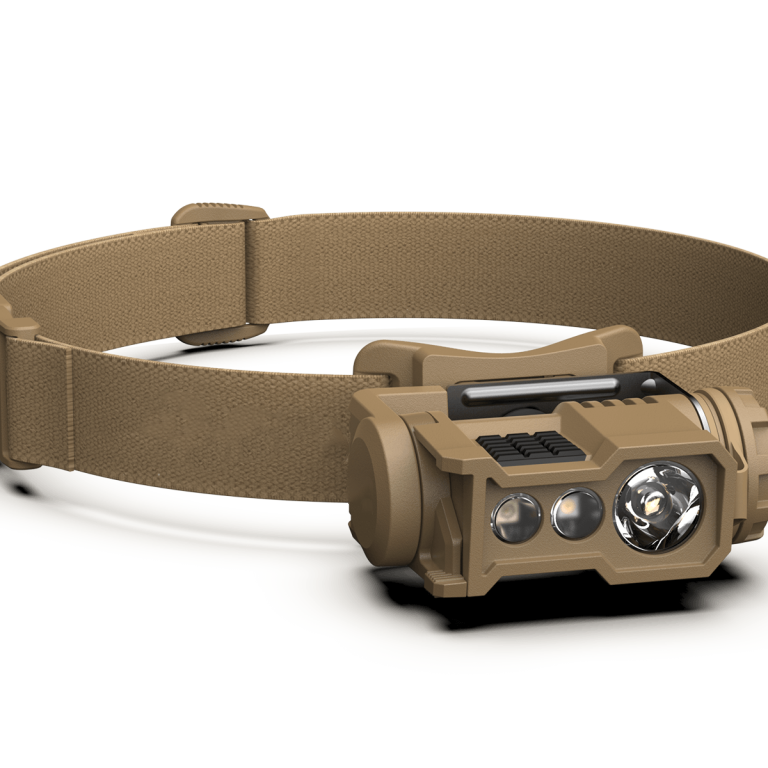Compact Tactical LED Headlamp – 300-Lumen Hands-Free Lighting for Outdoor Adventures