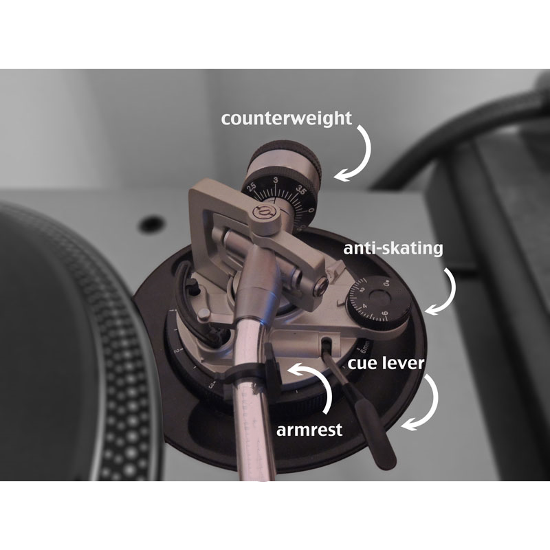 Replacement Tonearm : For Direct-Drive Turntables