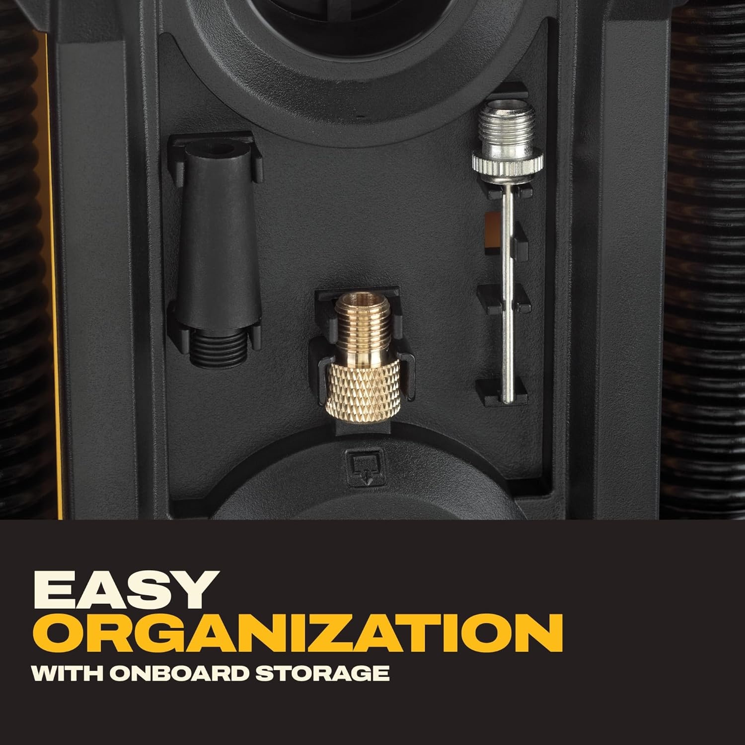 Multi-Power Tire Inflator with Auto Shutoff & 3 Power Sources