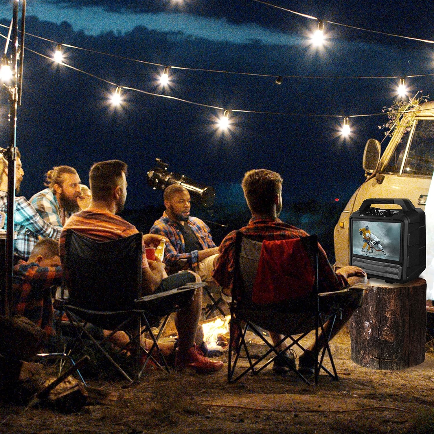 Portable Entertainment System with 15.6" Display & 60W Audio