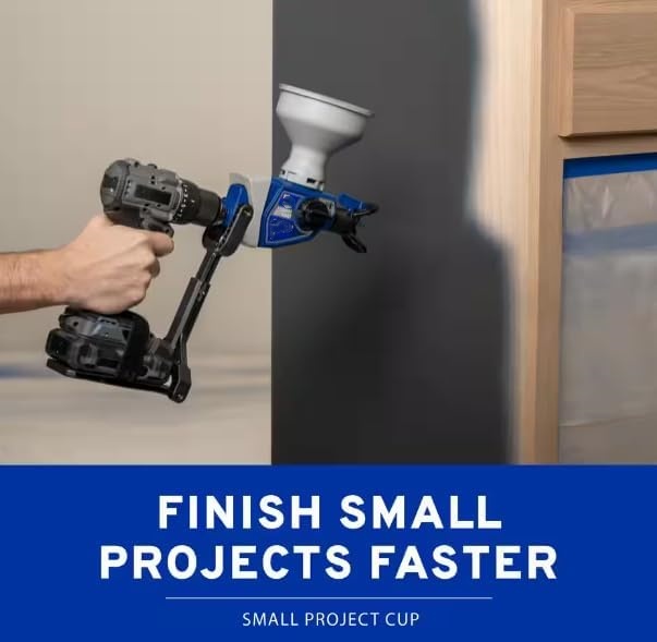 Drill-Powered Paint Sprayer with Stainless Steel Pump