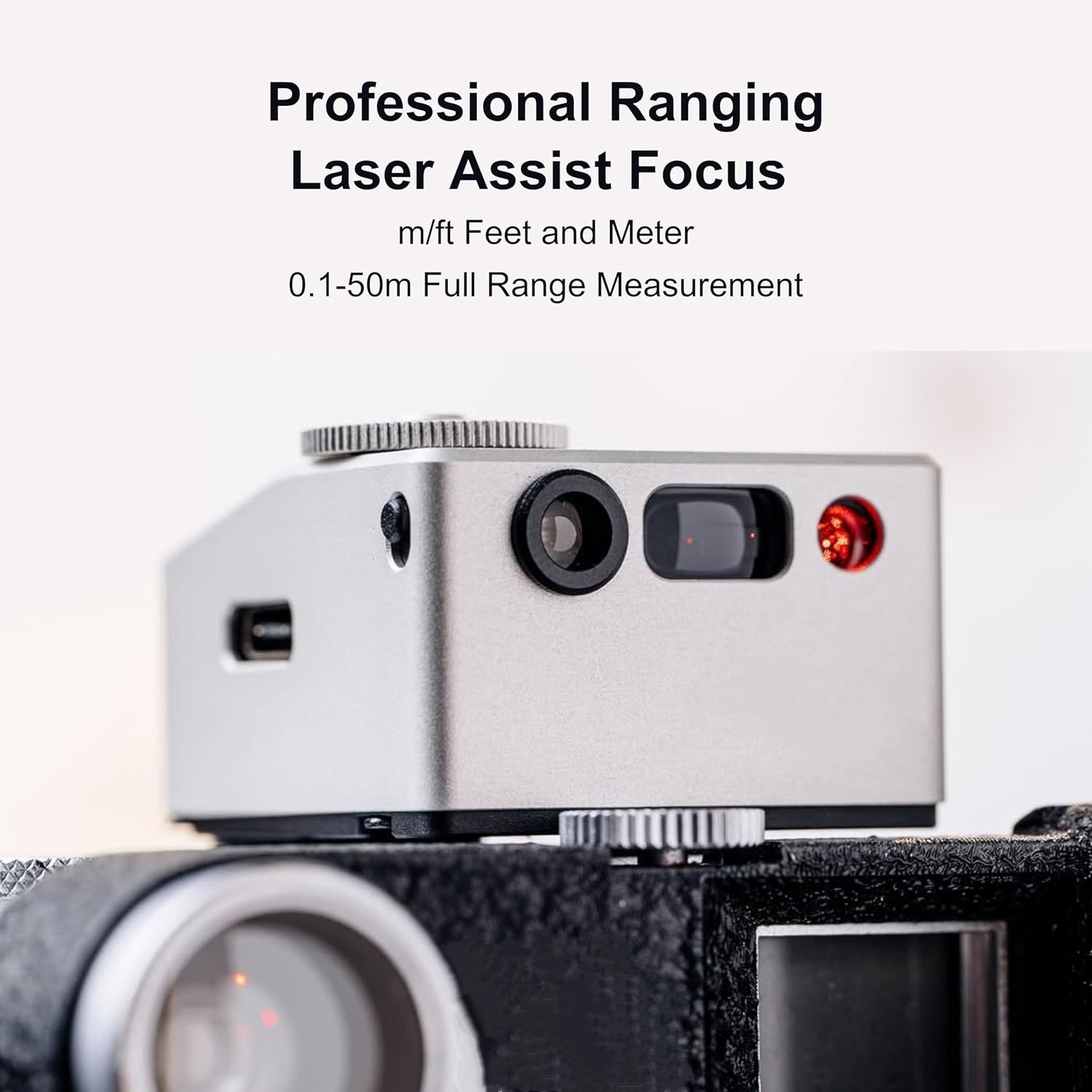 Pocket Light Meter with Laser Measure & Spot Metering