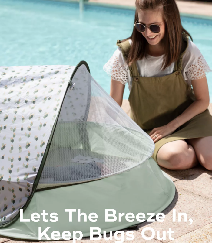 Baby Pool Tent with UPF Protection & Mosquito Net